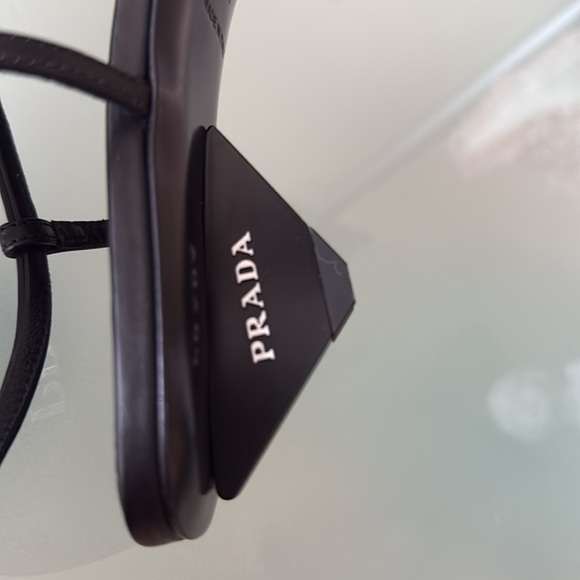 NIB PRADA Modellerie Pointed toe kitten Heel Slingback PUMP/shoes 8-8.5 US/38.5 - Picture 8 of 16